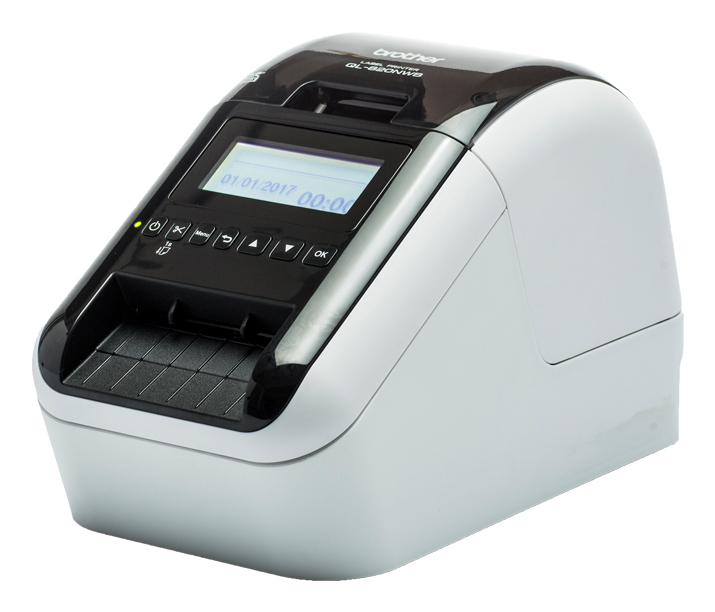 BROTHER Ql-820nwbc - Label Printer - Direct Thermal - 62mm - Airprint / Bluetooth / USB / Mfi / Wi-Fi - Black / Red