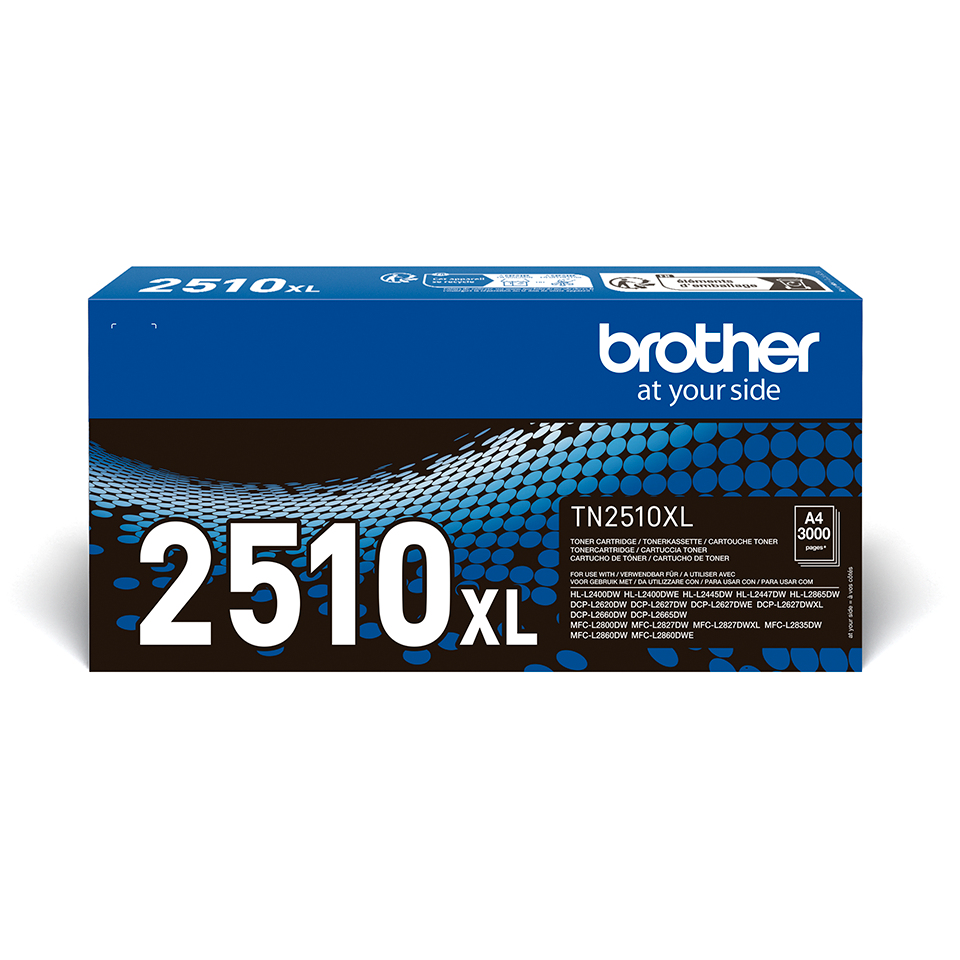 BROTHER Toner Cartridge - Tn2510xl - 3000 Pages - Black