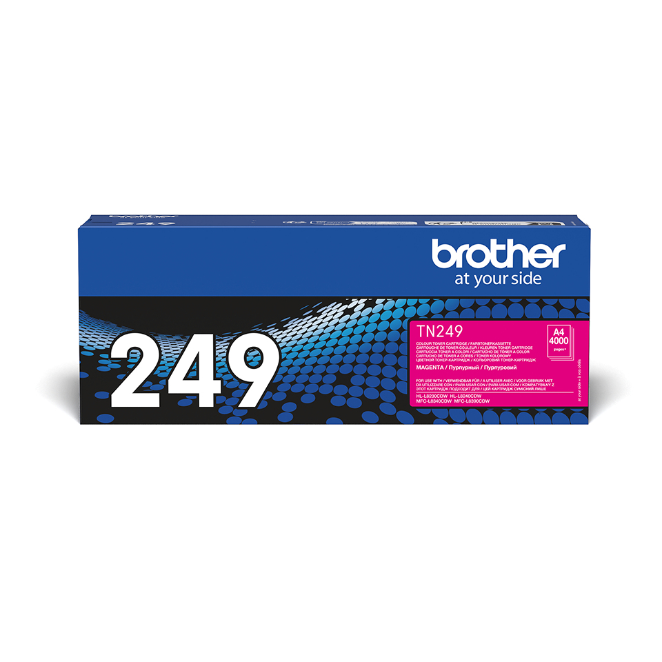 BROTHER Toner Cartridge - Tn249m - 4000 Pages - Magenta