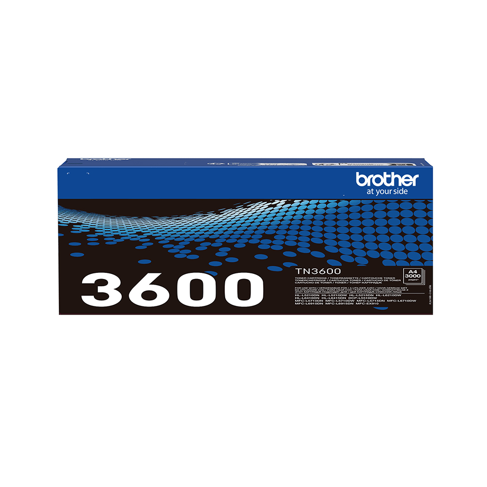BROTHER Toner Cartridge - Tn-3600 - 3000 Pages - Black