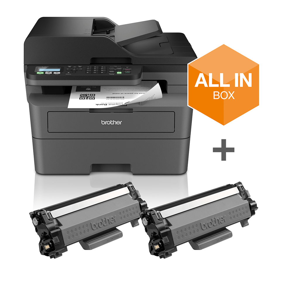 BROTHER Mfc-l2827dwxl - Multi Function Printer - Laser - A4 - USB / Ethernet / Wi-Fi