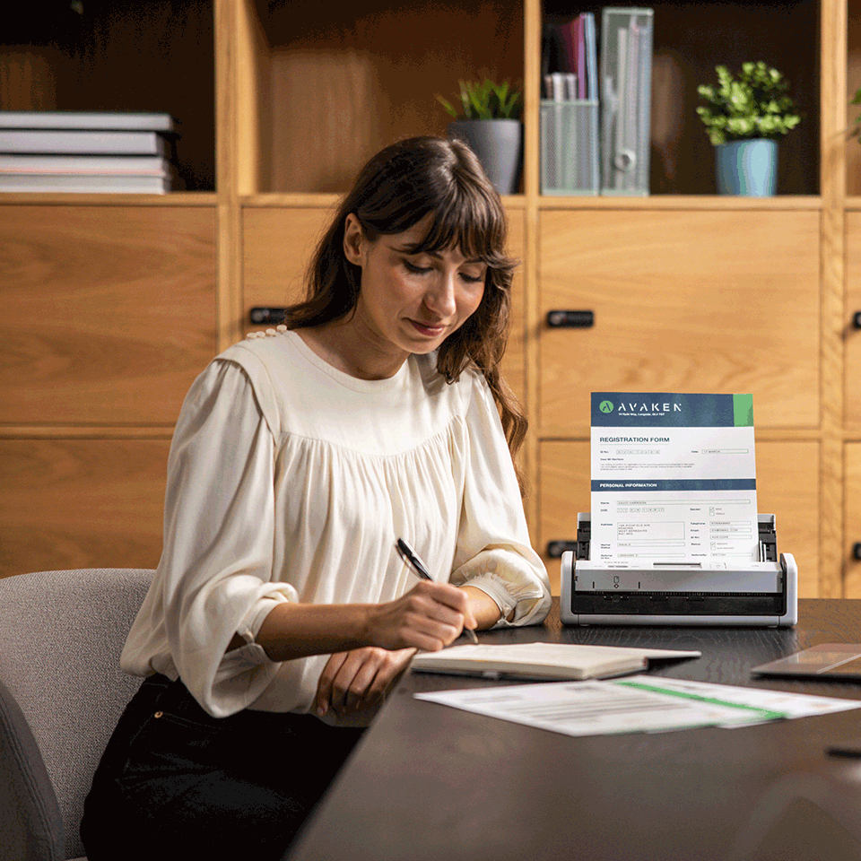 BROTHER Ads-1800w - Desktop Document Scanner - USB / Wi-Fi