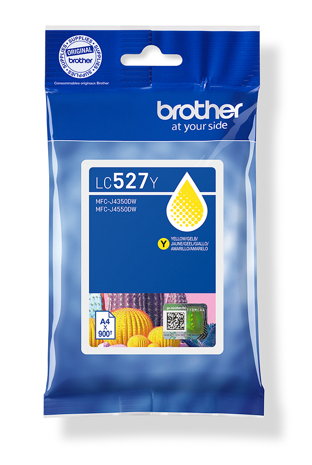 BROTHER Ink Cartridge - Lc527y - 900 Pages - Yellow