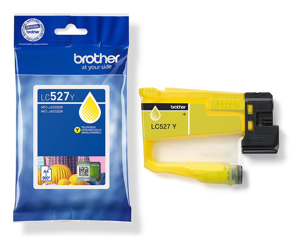 BROTHER Ink Cartridge - Lc527y - 900 Pages - Yellow