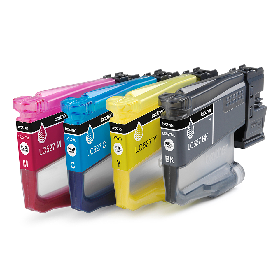 BROTHER Ink Cartridge - Lc527val Value Pack - 1300 Pages - Black / 900 Pages - Cyan, Yellow, Magenta