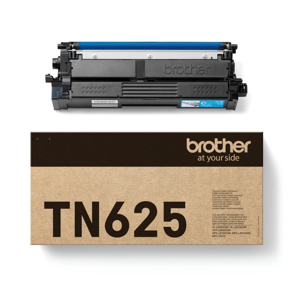 BROTHER Toner Cartridge - Tn-625c - 1800 Pages - Cyan