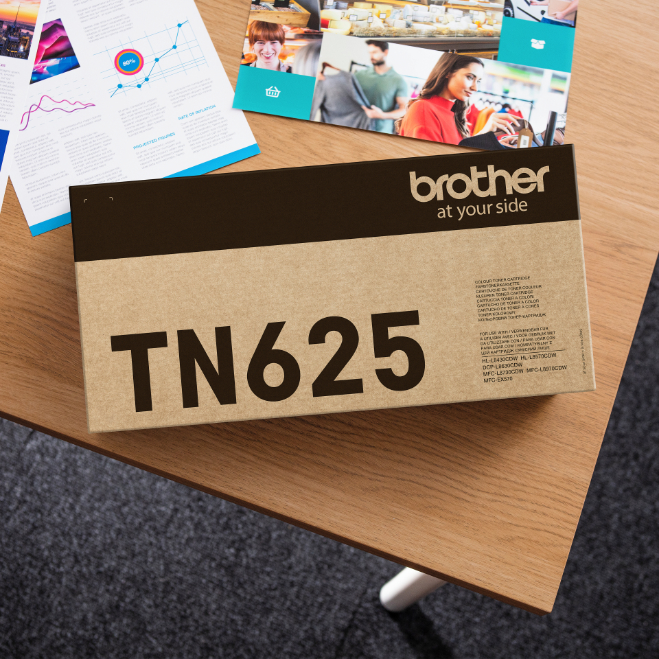 BROTHER Toner Cartridge - Tn-625c - 1800 Pages - Cyan