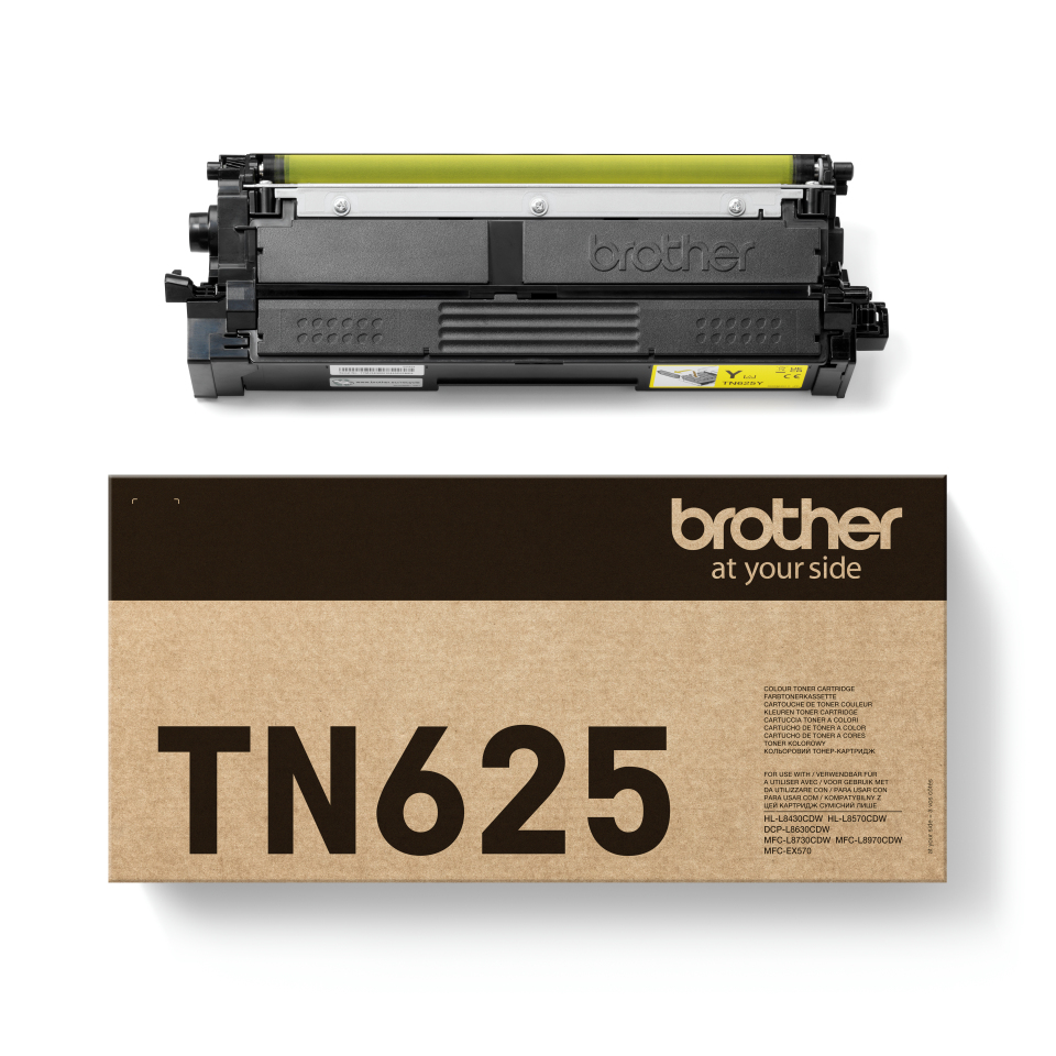BROTHER Toner Cartridge - Tn-625y - 1800 Pages - Yellow