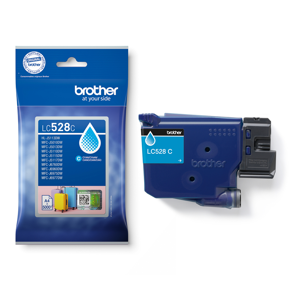 BROTHER Ink Cartridge - Lc528c - High Capacity - 5000 Pages - Cyan
