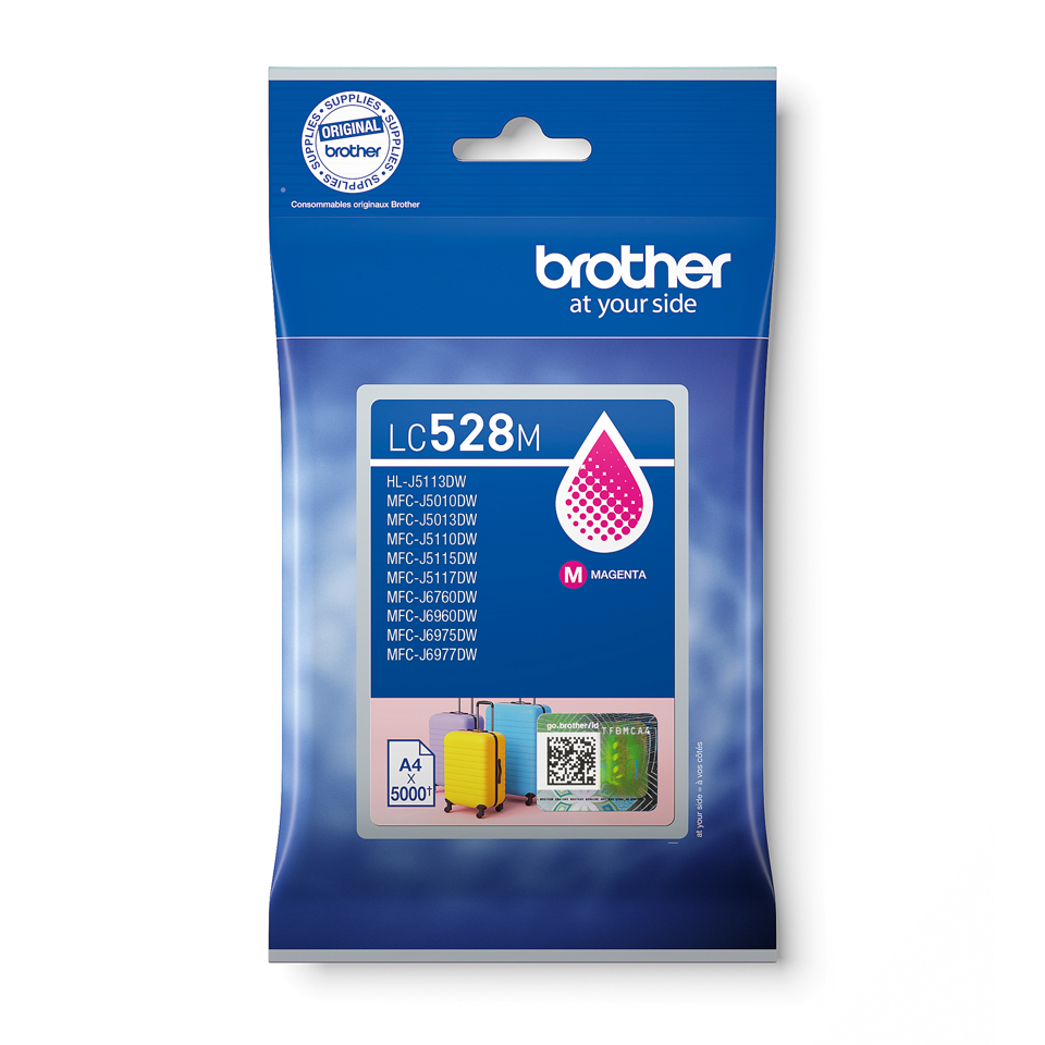 BROTHER Ink Cartridge - Lc528m - High Capacity - 5000 Pages - Magenta