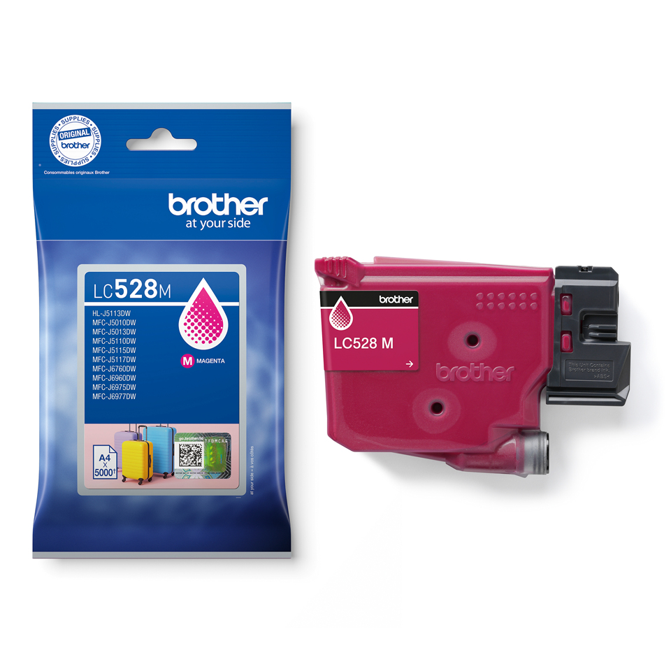 BROTHER Ink Cartridge - Lc528m - High Capacity - 5000 Pages - Magenta