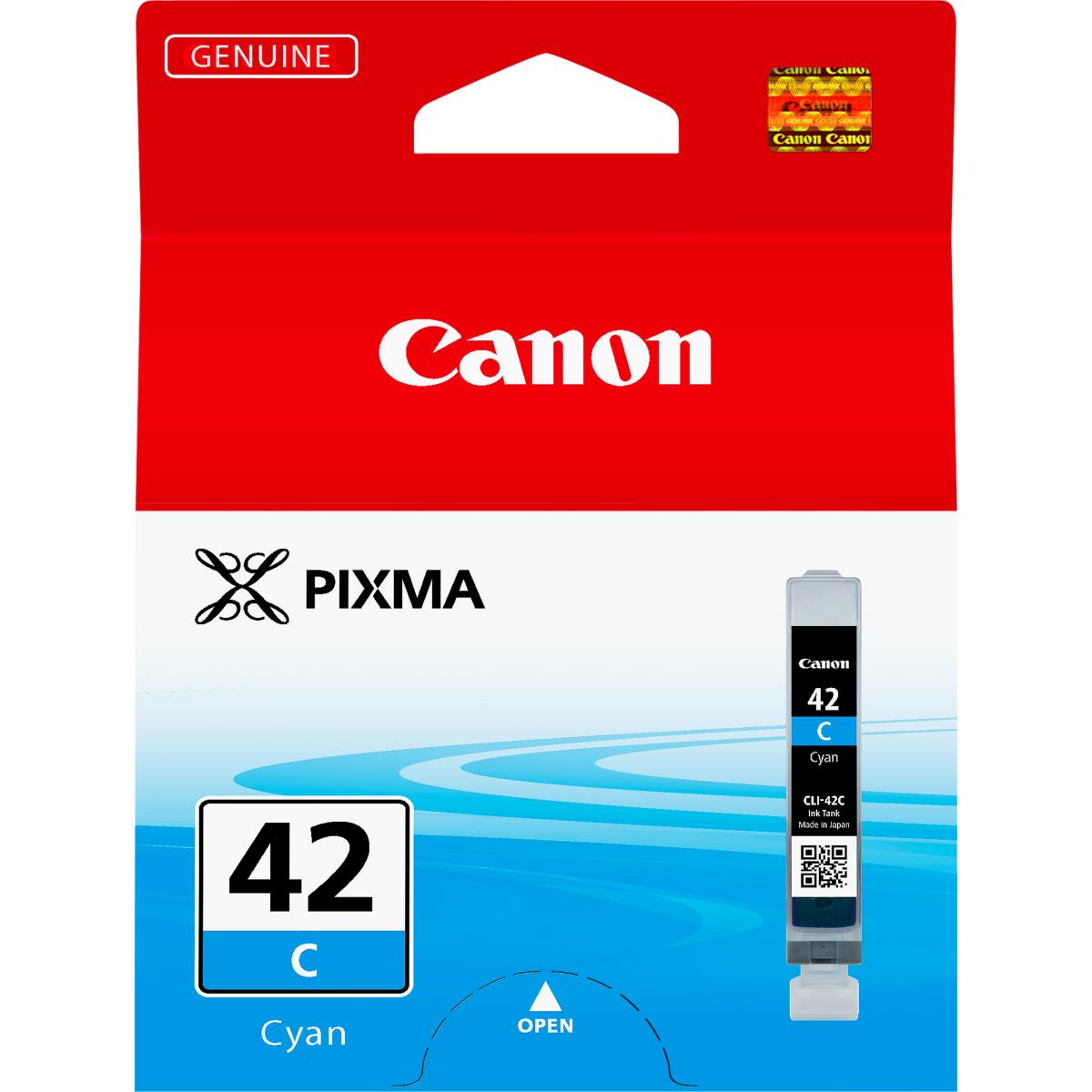 CANON Ink Cartridge - Cli-42c - Standard Capacity 13ml - 600 Photos - Cyan