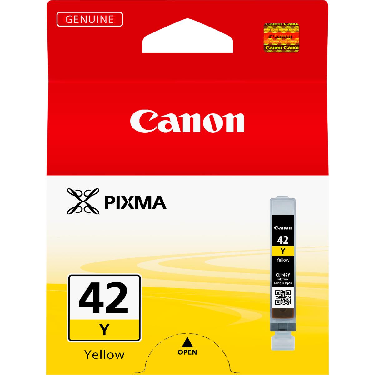 CANON Ink Cartridge - Cli-42ly - Standard Capacity 13ml - 284 Photos - Yellow