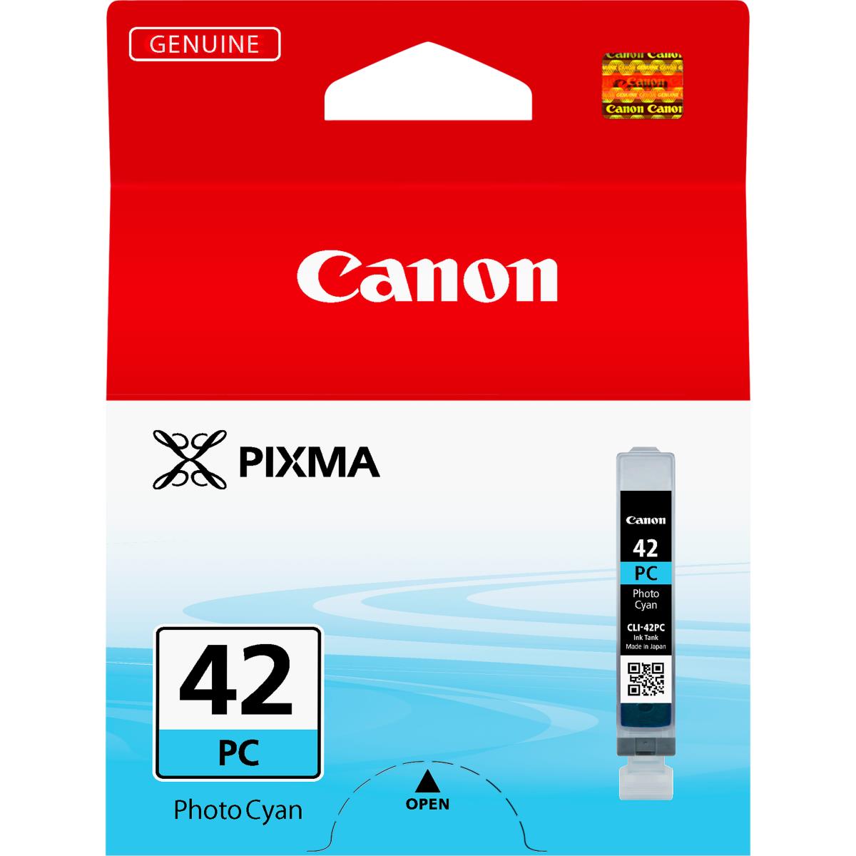 CANON Ink Cartridge - Cli-42pc - Standard Capacity 13ml - 60 Photos - Photo Cyan