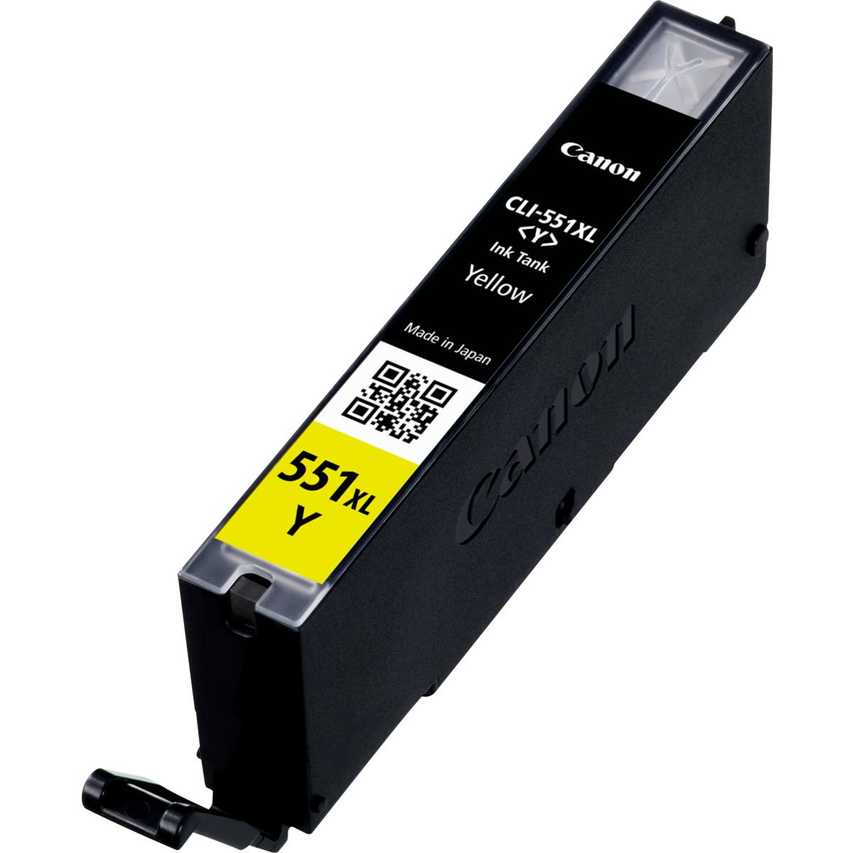 CANON Ink Cartridge - Cli-551yxl - High Capacity 11ml - 700 Pages - Yellow