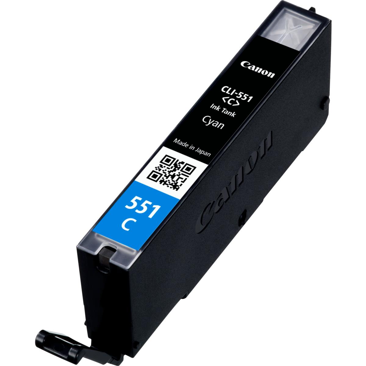 CANON Ink Cartridge - Cli-551 - Standard Capacity 7ml - 330 Pages - Cyan