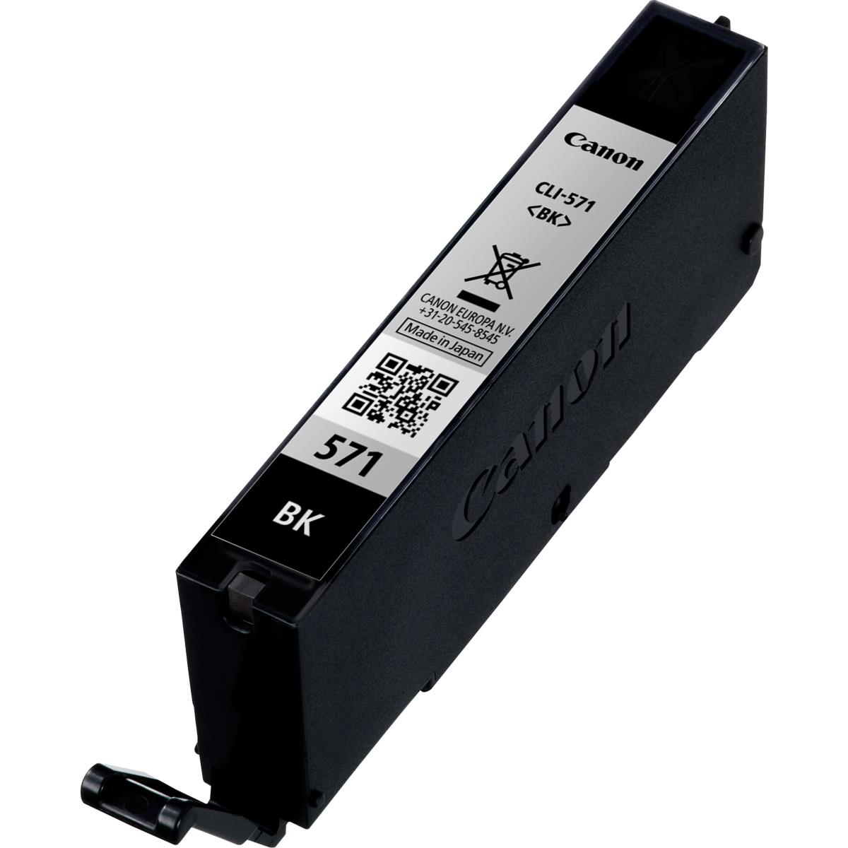 CANON Ink Cartridge - Cli-571 - Standard Capacity 7ml - 376 Pages - Black