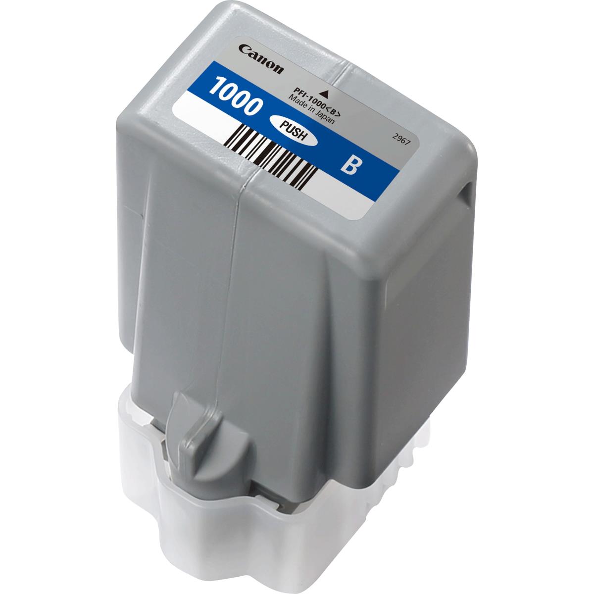 CANON Ink Cartridge - Pfi-1000 - Standard Capacity 80ml - 4.88k Pages - Blue