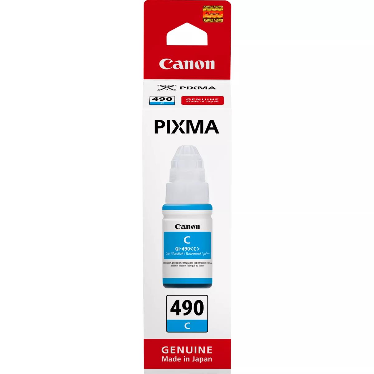 CANON Ink Cartridge - Gi-490 Cyan Bottle