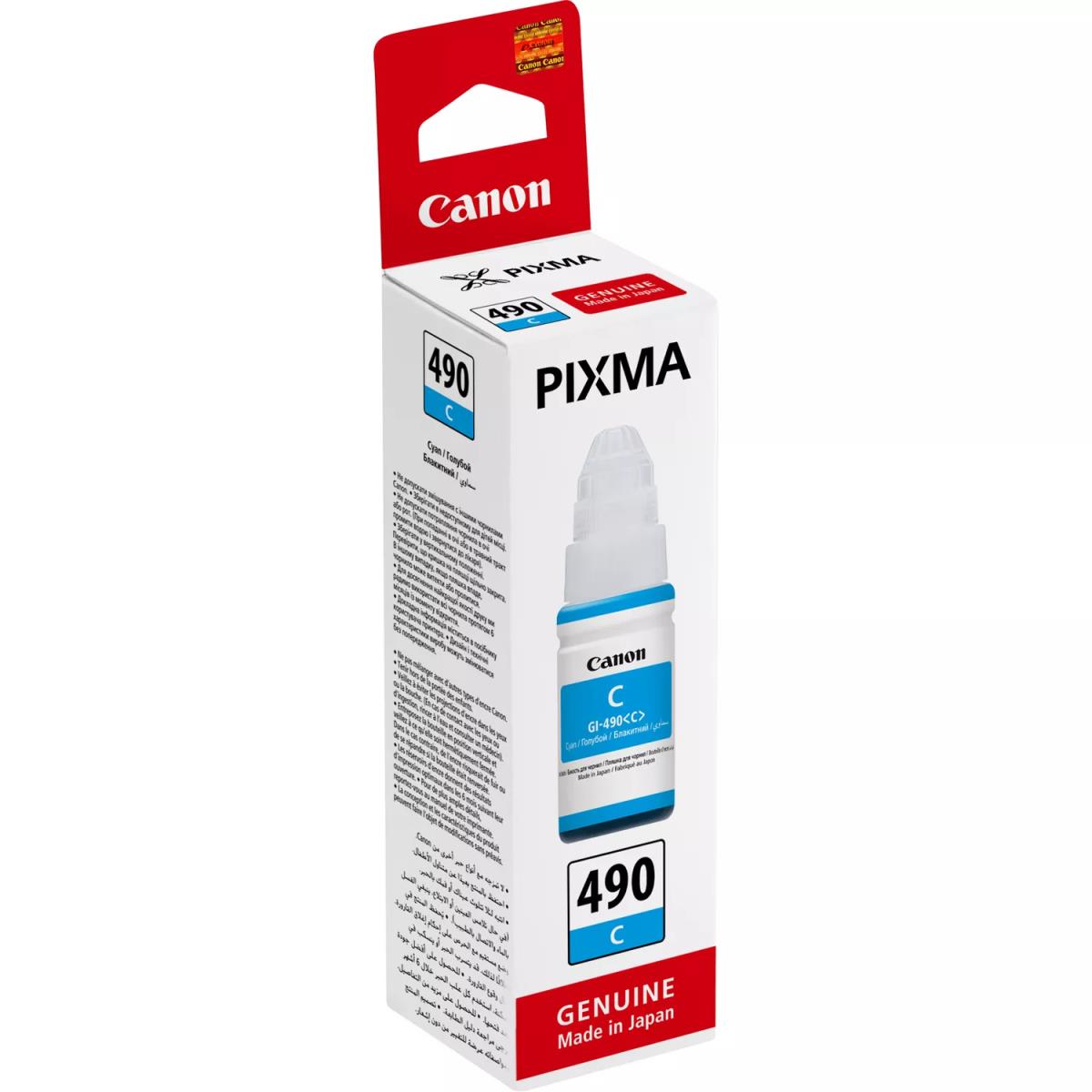 CANON Ink Cartridge - Gi-490 Cyan Bottle