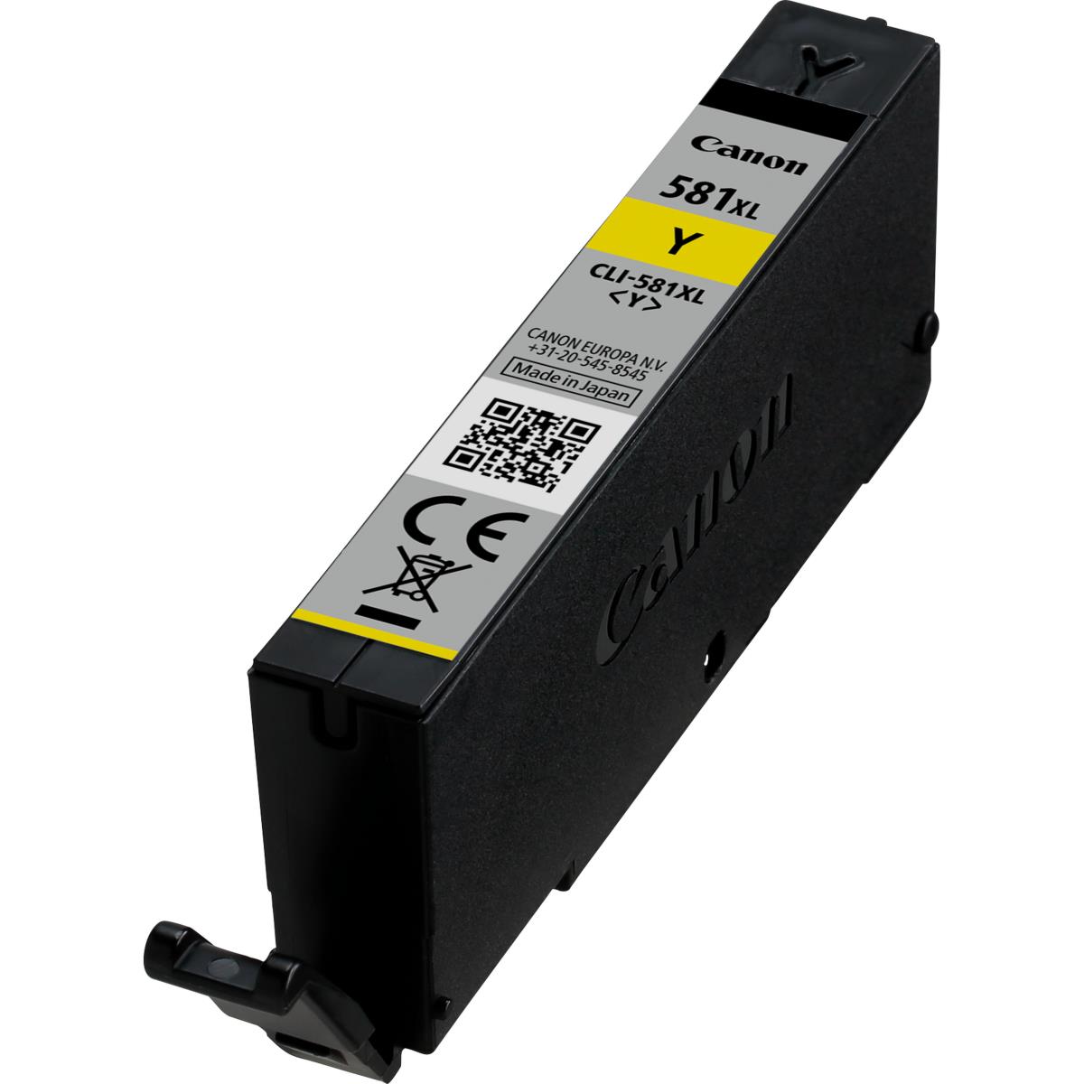 CANON Ink Cartridge - Cli-581xl - High Capacity 8.3ml - 519 Pages - Yellow