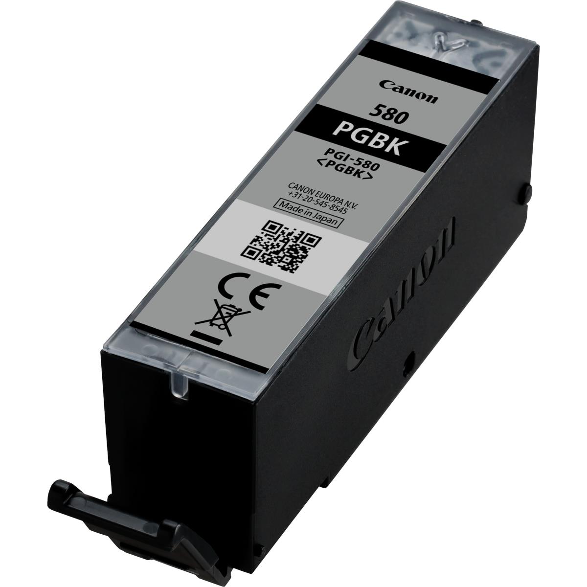 CANON Ink Cartridge - Pgi-580 Pgbk - Standard Capacity 11.2ml - 200 Pages - Black