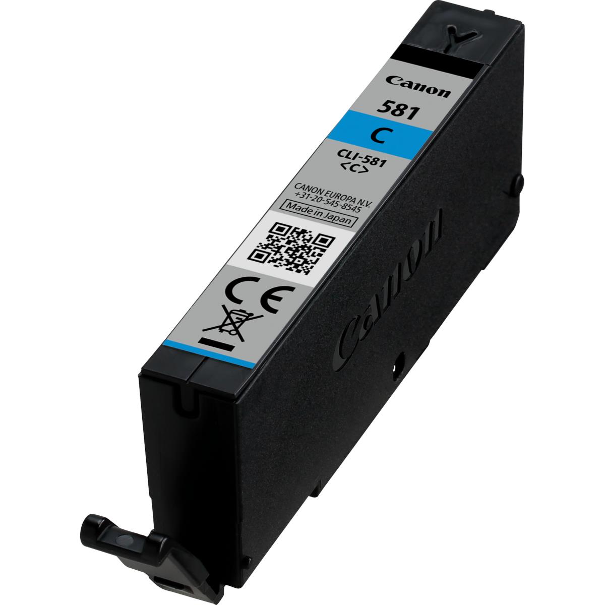 CANON Ink Cartridge - Cli-581 - Standard Capacity 5.6ml - 259 Pages - Cyan