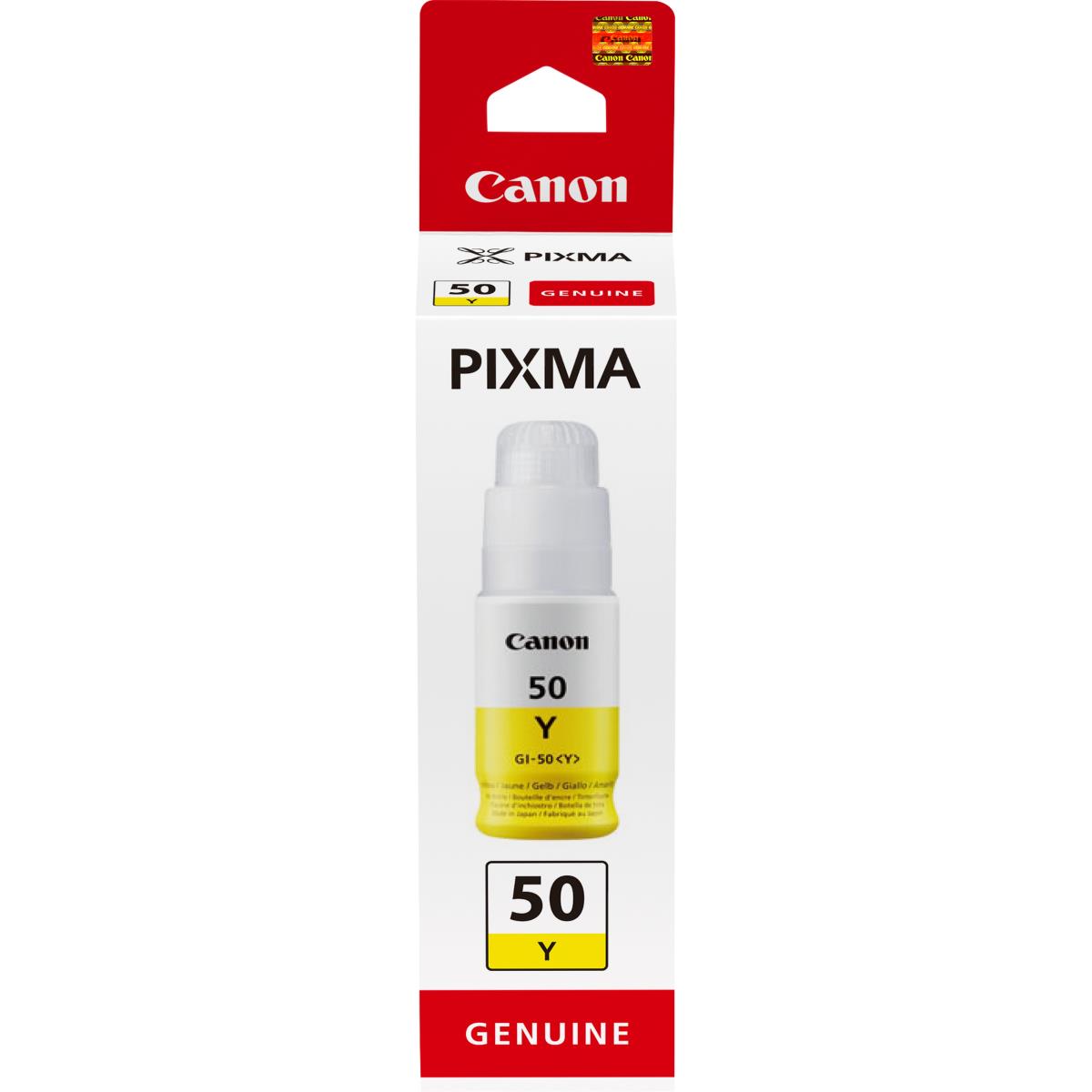 CANON Ink Cartridge - Gi 50 Yellow For Pixma G5050/ G6050/ Gm2050