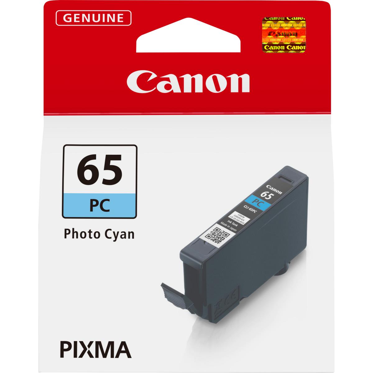 CANON Ink Cartridge - Cli-65 Pro Series - 13ml - Bright Cyan