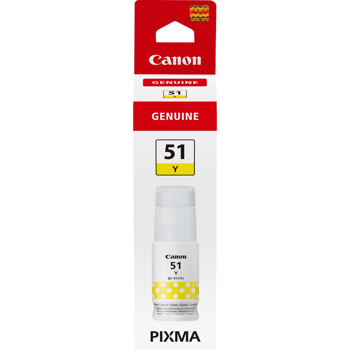 CANON Ink Cartridge - Gi-51 - 7.7k Pages - 70ml - Yellow