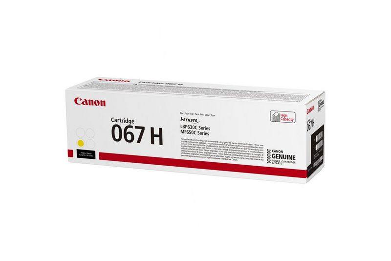 CANON Toner Cartridge - 067 - High Capacity - 2350 Pages - Yellow