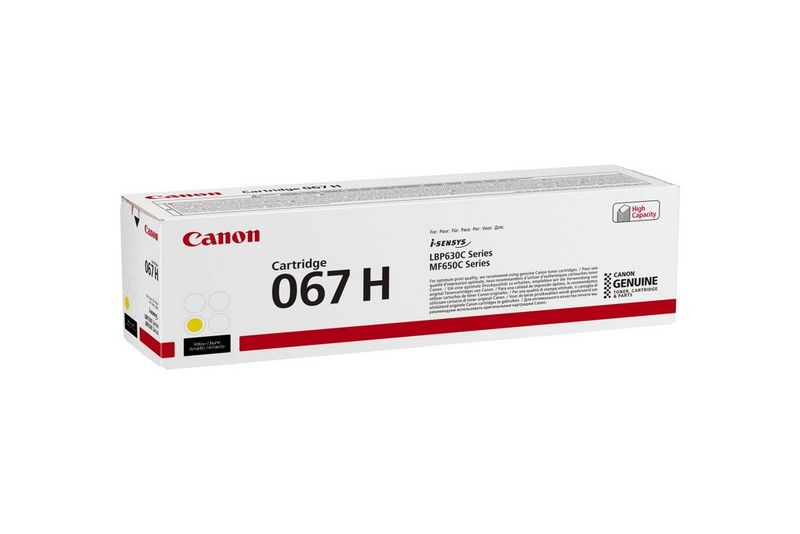CANON Toner Cartridge - 067 - High Capacity - 2350 Pages - Yellow