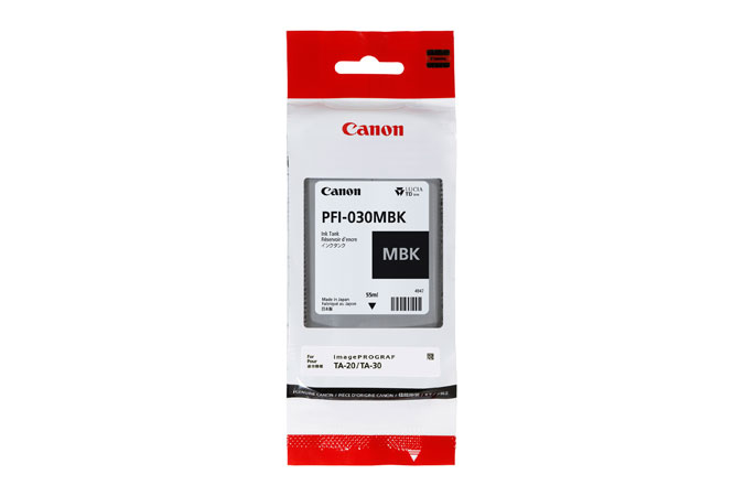 CANON Ink Cartridge - Pfi-030 - Standard Capacity 55ml - Matte Black