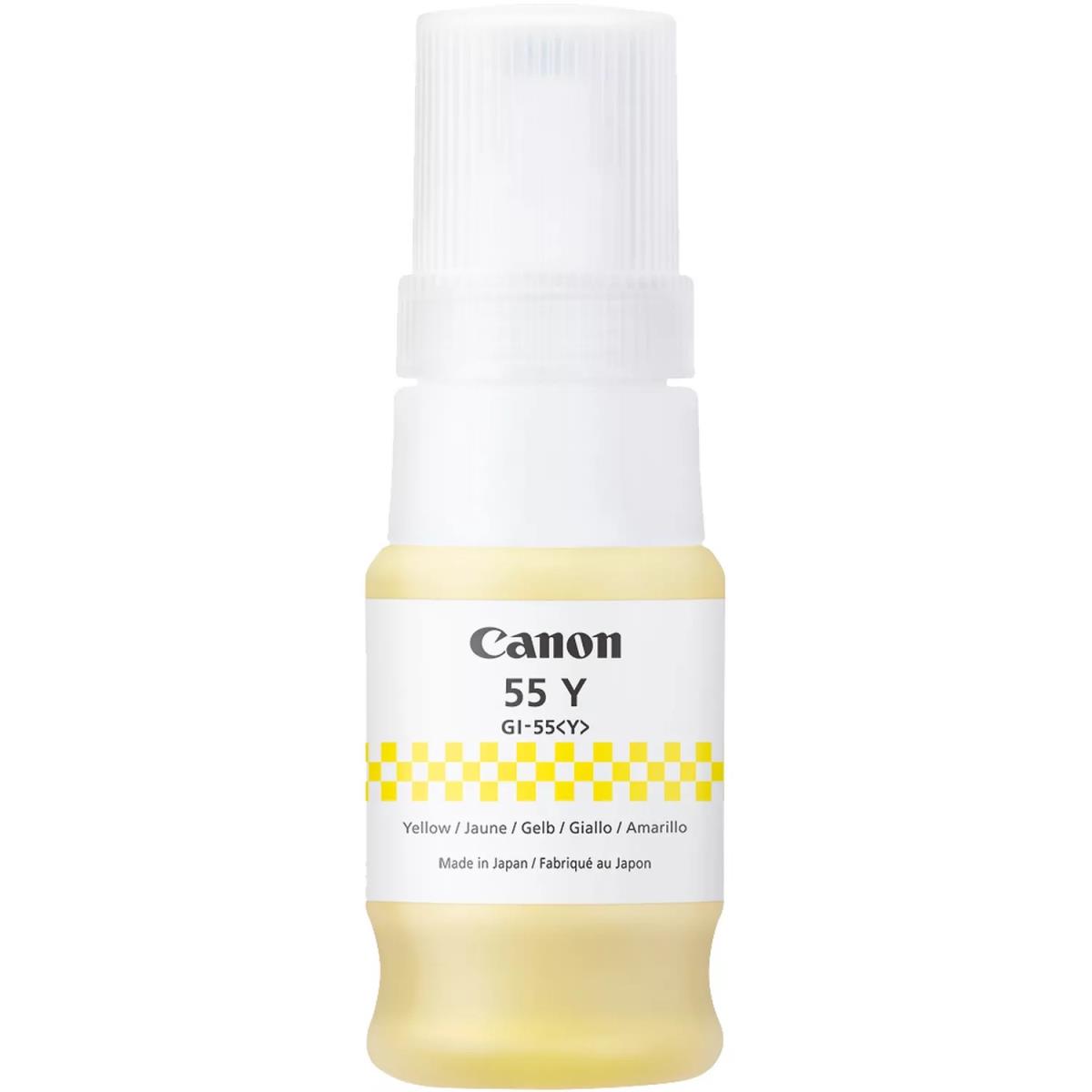 CANON Ink Cartridge - Gi-55 - Standard Capacity 70ml - 3k Pages - Yellow