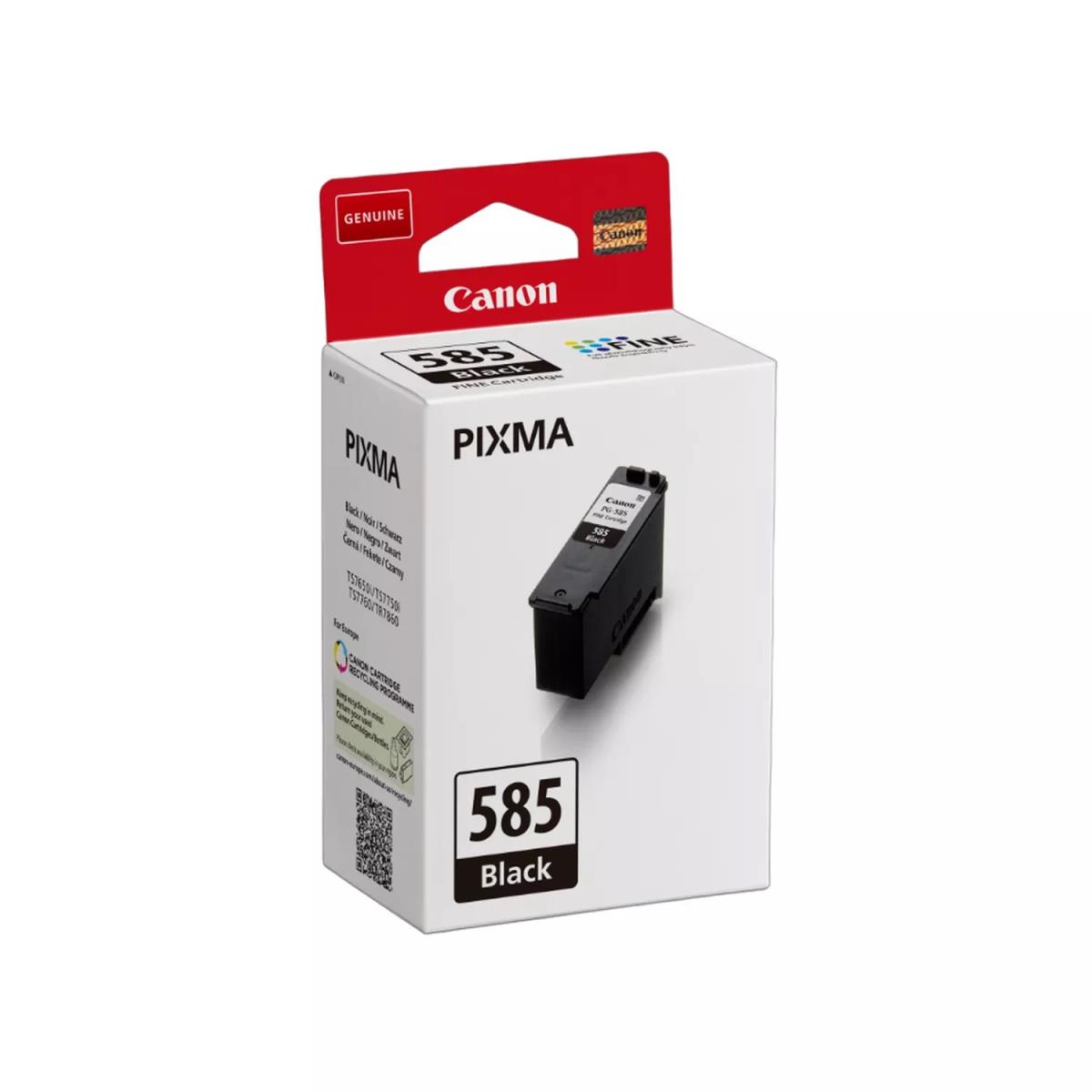 CANON Ink Cartridge - Pg-585 - Standard Capacity 7.3ml - 180 Pages - Black