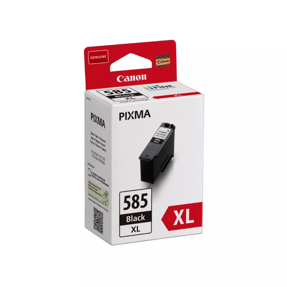 CANON Ink Cartridge - Pg-585xl - High Capacity 10.3ml - 300 Pages - Black