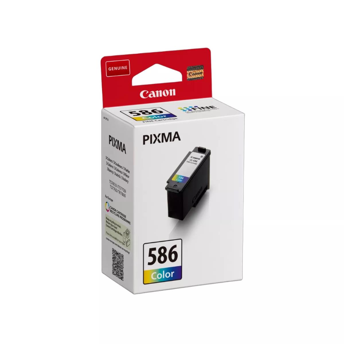 CANON Ink Cartridge - Pg-586 - Standard Capacity 9.9ml - 180 Pages - Color