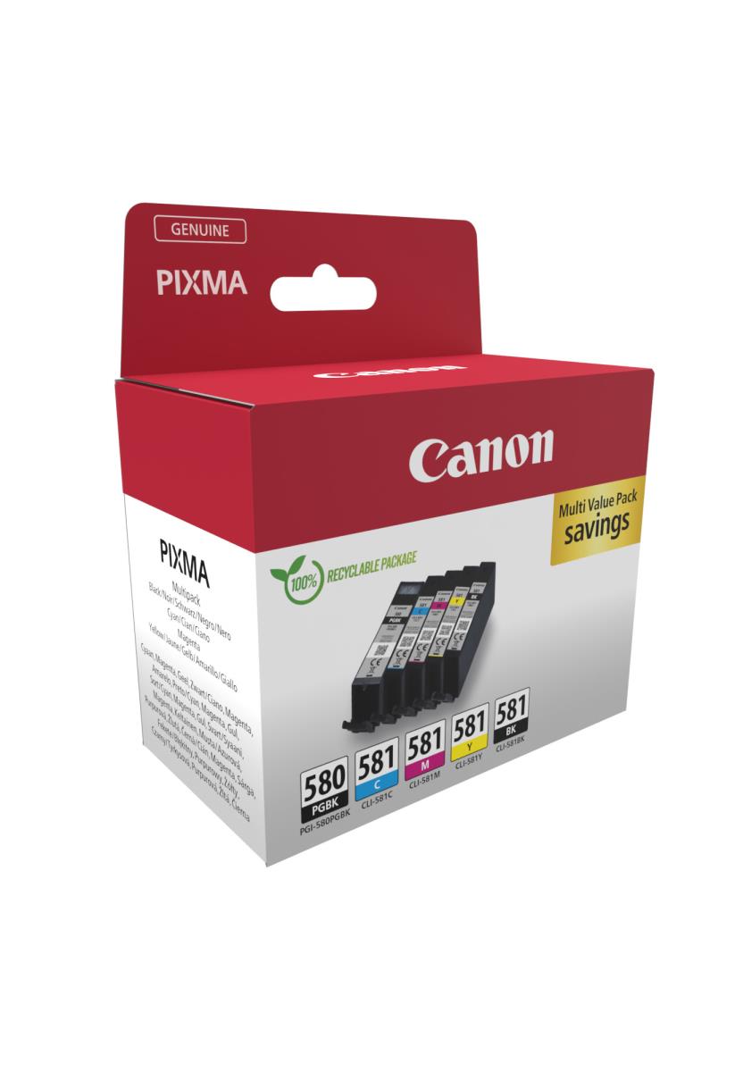 CANON Ink/pgi-580/cli-581 Pgbk/c/m/y/bk Multi