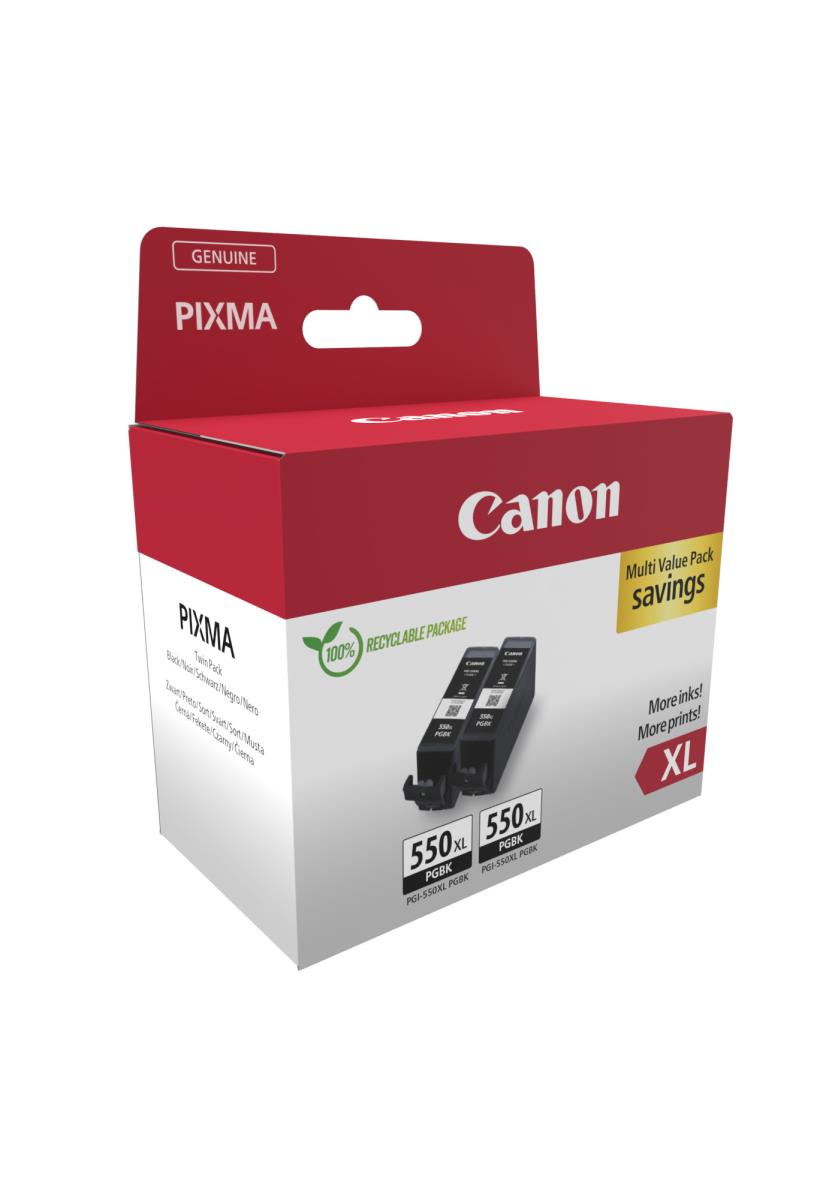 CANON Ink/pgi-550xl Bk Twin Sec