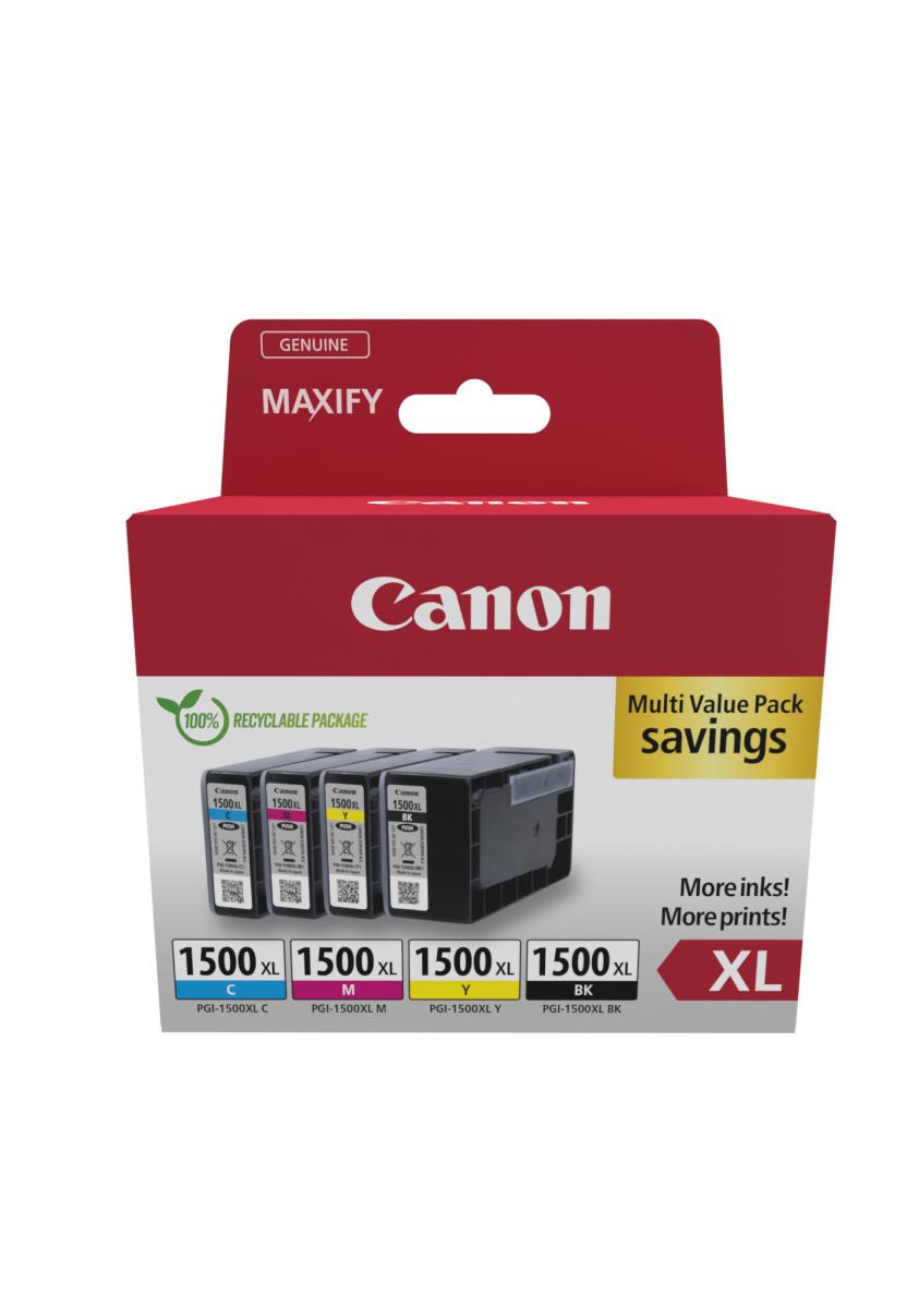 CANON Ink Cartridge - pgi-1500xl Bk/c/m/y Multi