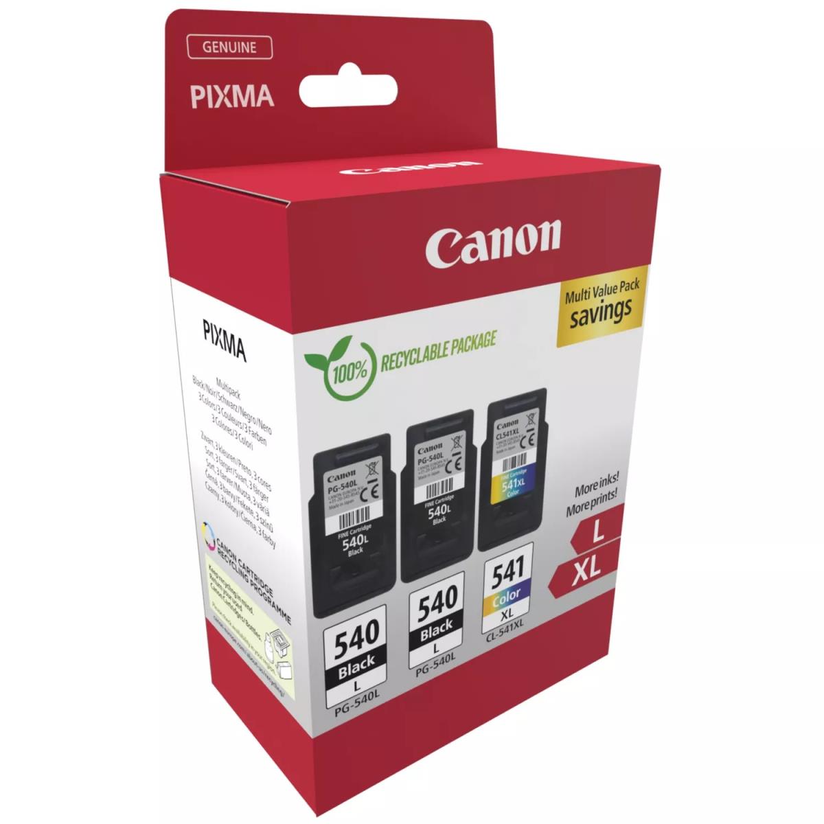 CANON Ink Cartridge -pg-540lx2/cl-541xl Multi
