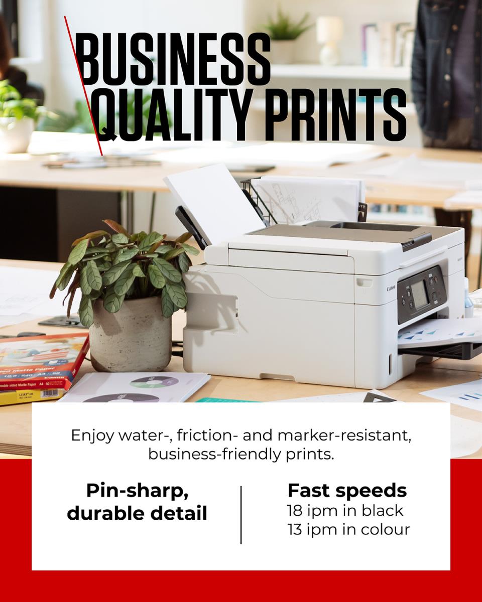 CANON Maxify Gx4050 - Multifunction Printer - Colour - Inkjet - A4 - Wi-Fi/ Ethernet