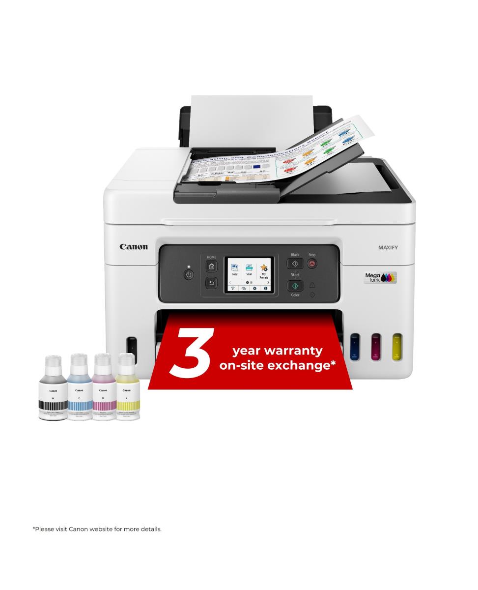 CANON Maxify Gx4050 - Multifunction Printer - Colour - Inkjet - A4 - Wi-Fi/ Ethernet
