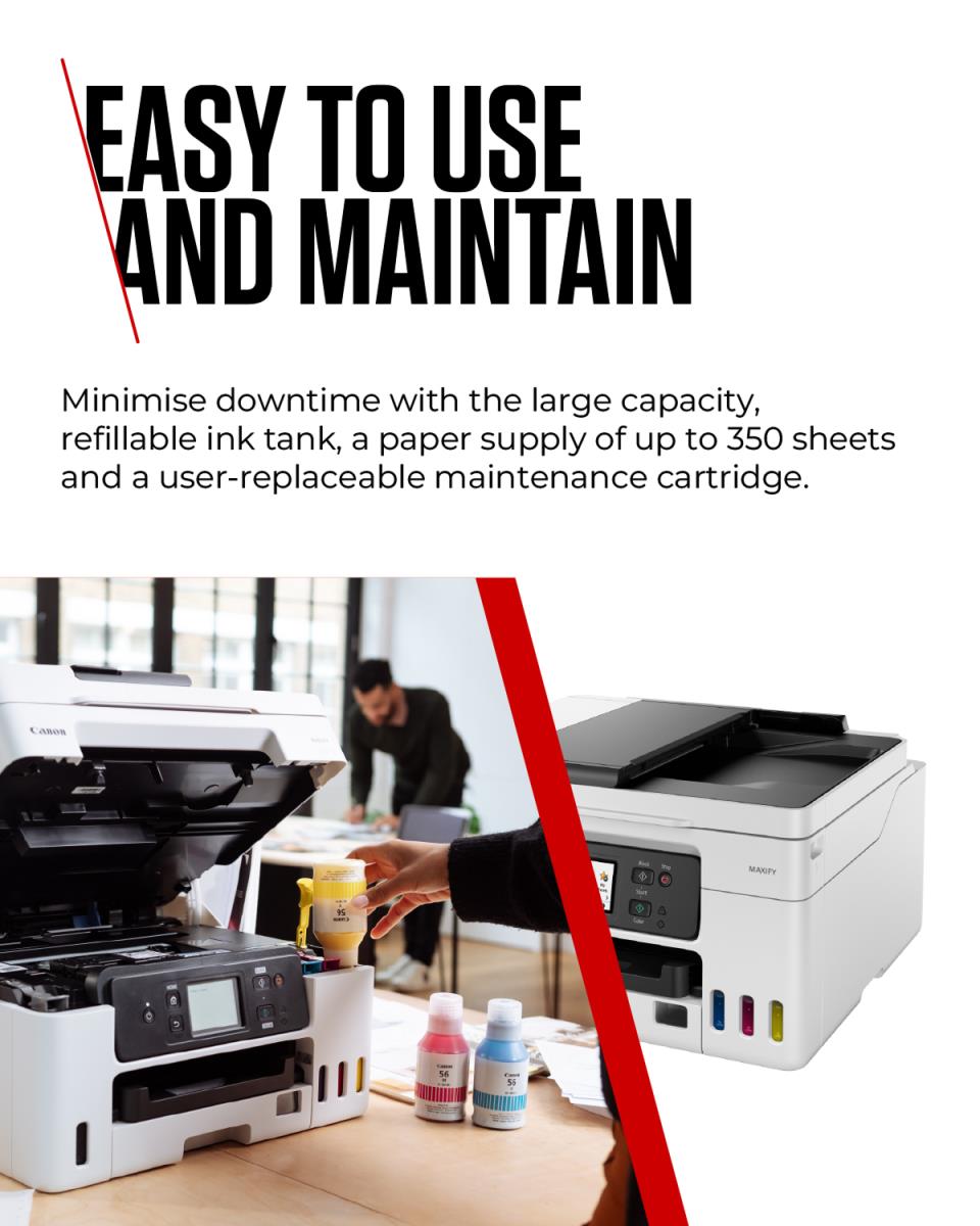 CANON Maxify Gx4050 - Multifunction Printer - Colour - Inkjet - A4 - Wi-Fi/ Ethernet