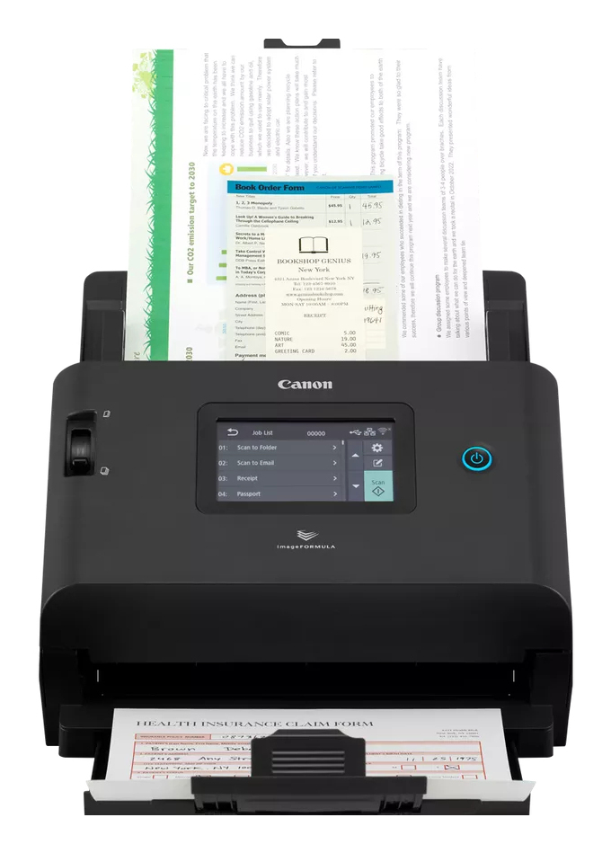 CANON Imageformula Dr-s350nw Document Scanner 50ppm A4 Black