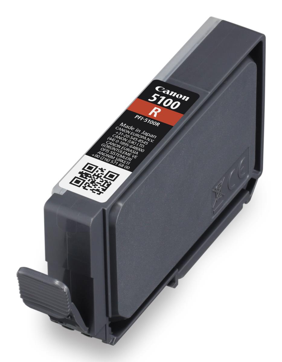 CANON Ink Tank - Pfi-5100r - Standard Capacity - 14.4ml - Red