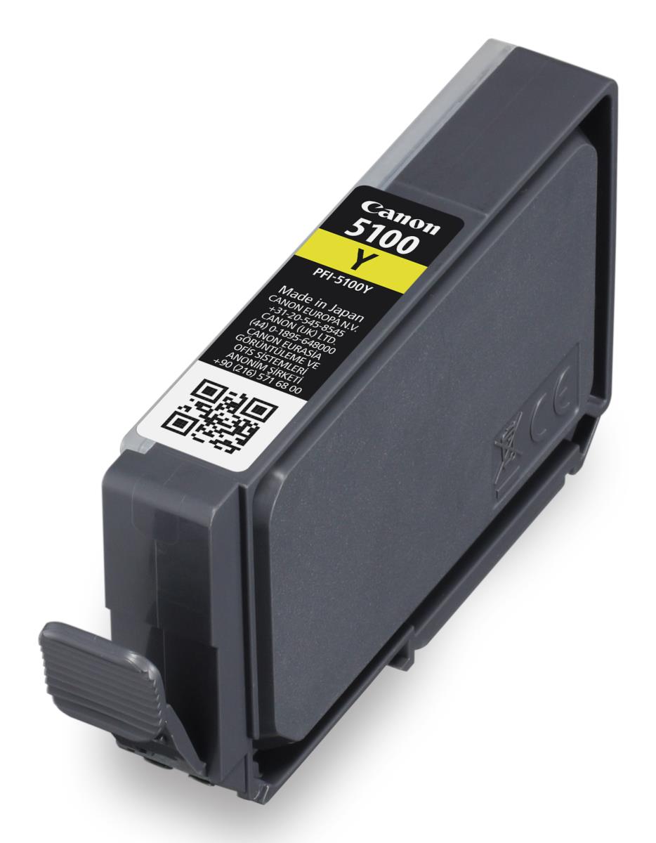 CANON Ink Tank - Pfi-5100y - Standard Capacity - 14.4ml - Yellow
