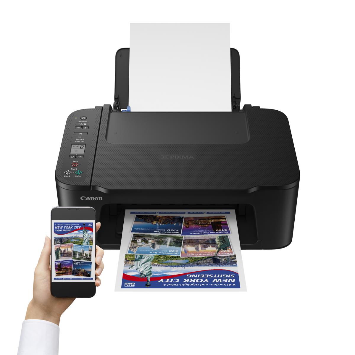 CANON Pixma Ts3750i - Multi Function Printer - Inkjet - A4 - Wi-Fi - Black