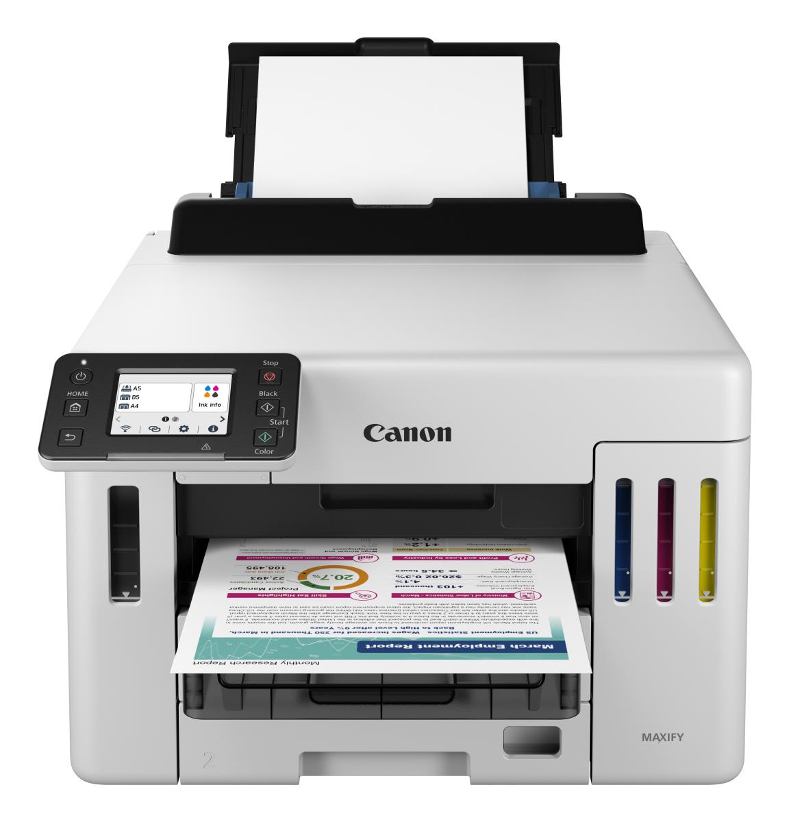 CANON Maxify Gx5550 - Multifunction Printer - Colour - Inkjet - A4 - Wi-Fi/ Ethernet - White