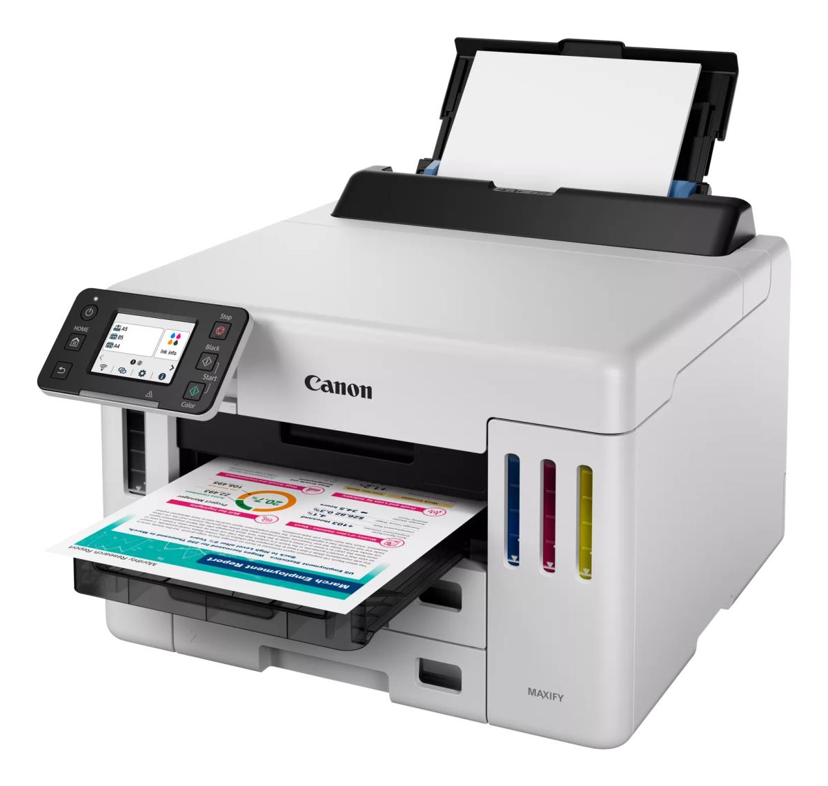 CANON Maxify Gx5550 - Multifunction Printer - Colour - Inkjet - A4 - Wi-Fi/ Ethernet - White
